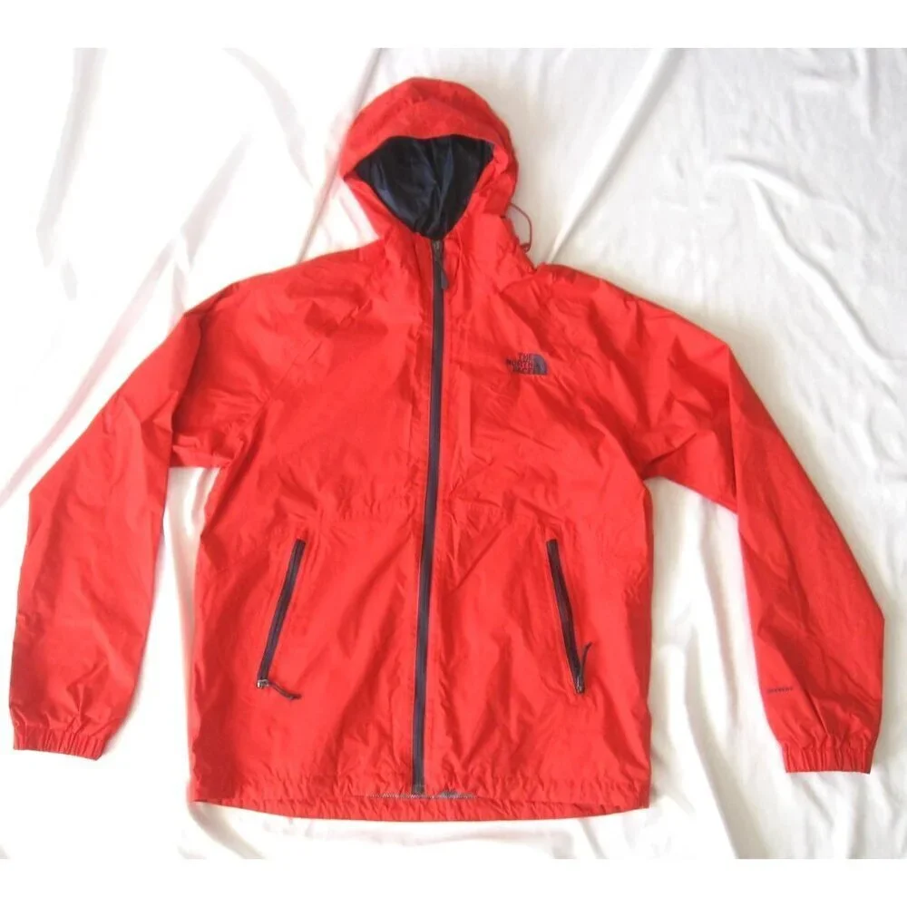 The North Face Men Dryvent Zip Waterproof Red Gorpcore Utility Jacket Sz M(MJ77)